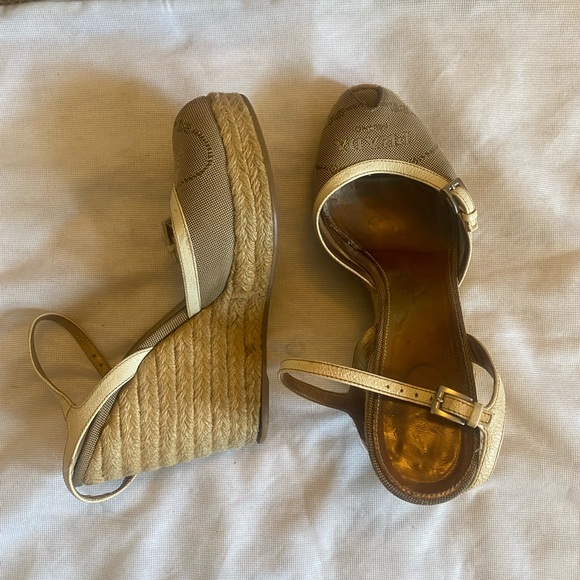 Prada wedge sandals Size 38.5 - Picture 6 of 10